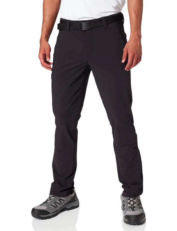 Maier Sports Naturno Slim Men's Outdoor Trousers, Mens, Trekking Trousers., 132022, Black, 106