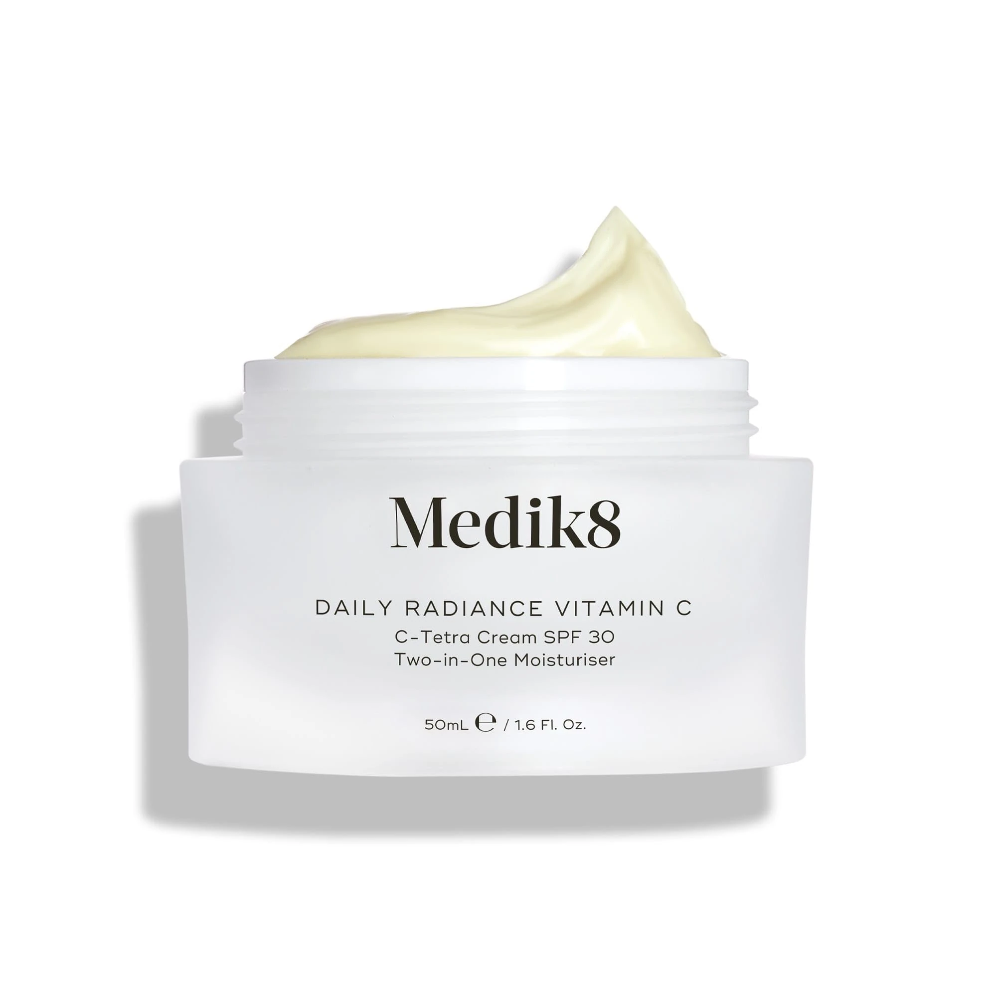 Medik8 Daily Radiance Vitamin C - 2-in-1 SPF & Face Moisturiser - C-Tetra Cream SPF 30 - Shields Skin Against Premature Signs of Ageing - 50ml