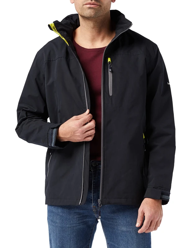 Bermudes Holla Men's Waterproof Jacket, navy blue, XXXXL