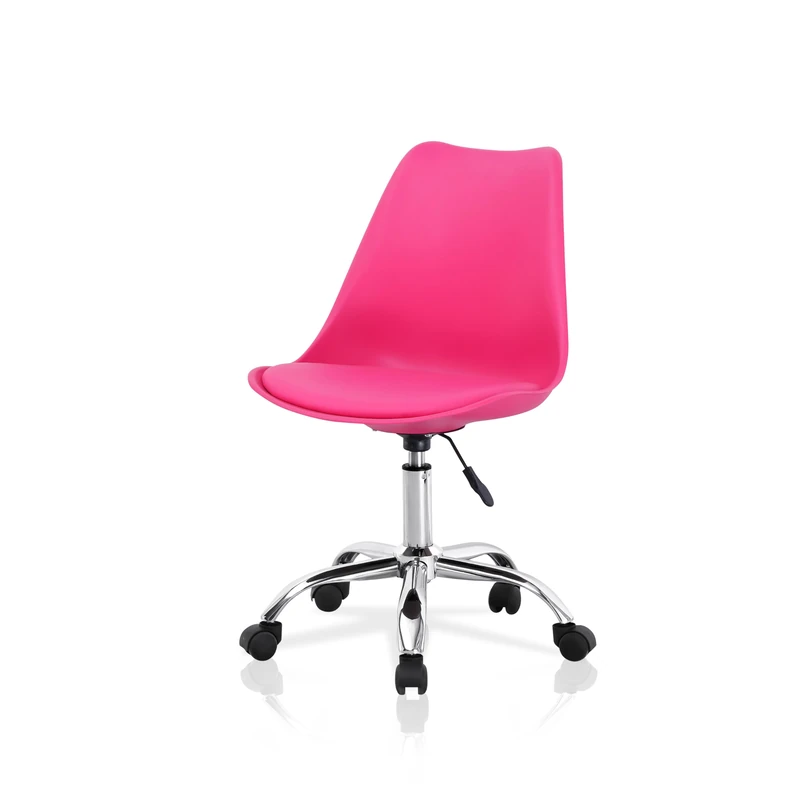 La Silla Española The Spanish Chair Sanabria Office Chair with Wheels, Pink, 48 x 42 x 100 cm