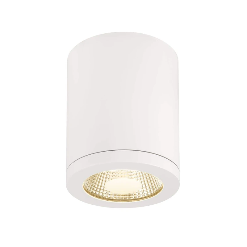 SLV Ceiling-Mounted Light Enola_C / LED spot, floodlight, Ceiling Spotlight, Surface-Mounted Light, Indoor Lighting / 2000-3000K 15W 900lm White dimmable 35 Degrees