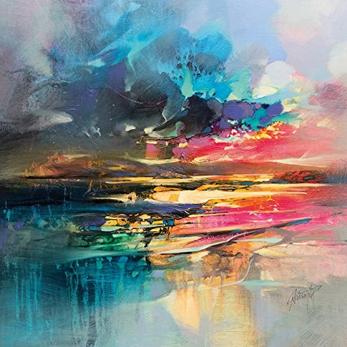 The Art Group Scott Naismith (Dissolving Shoreline) 85 x 85cm Canvas Print