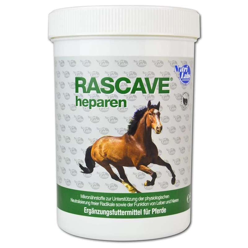 NutriLabs Rascave® Heparen Powder for Horses 500 g - Milk Thistle Horse - Horse Dietary Supplement - Health Products for Horses - Dietary Supplement Horses Liver - Horses Kidney Herbs