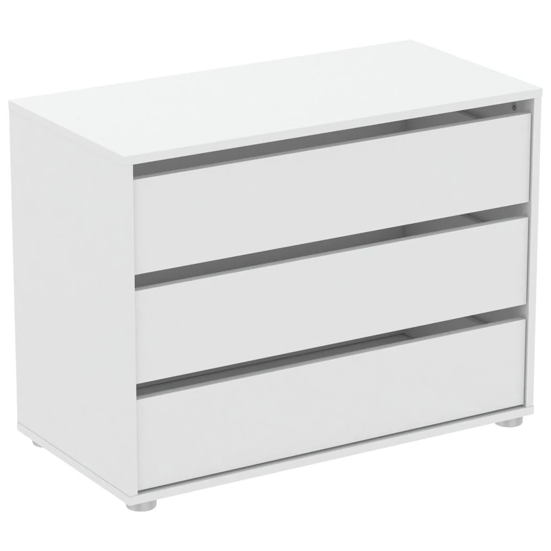Demeyere Dresser, Chipboard, Pearl White, 79.6x39.6x58.1 cm (WxDxH)