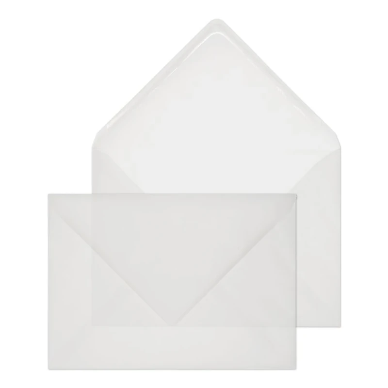 Blake Creative Senses C5 162 x 229 mm 90gsm Translucent Diamond Flap Gummed Banker Invitation Envelopes (ENV2315) Translucent White - Pack of 500