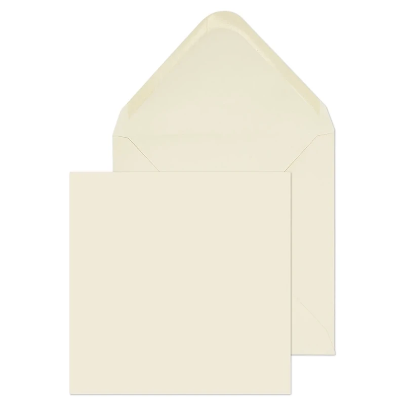 Blake Purely Everyday 155 x 155 mm 100 gsm Banker Invitation Gummed Square Envelopes (ENV4275) Cream - Pack of 500