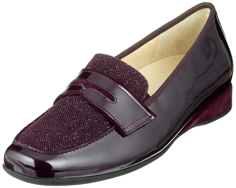 Hassia Women's Petra, Weite G Moccasin, Red Chianti 4400, 5 UK - Image 1