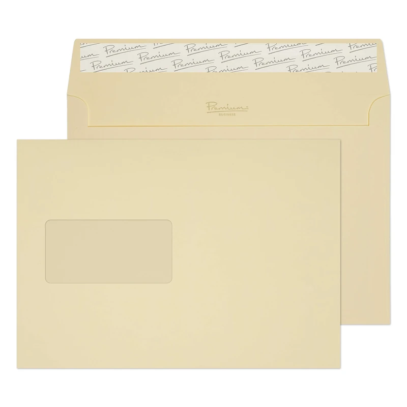 Blake Business C5 162 x 229 mm 120 gsm Peel & Seal Wallet Envelopes (95708) Vellum Laid - Pack of 500