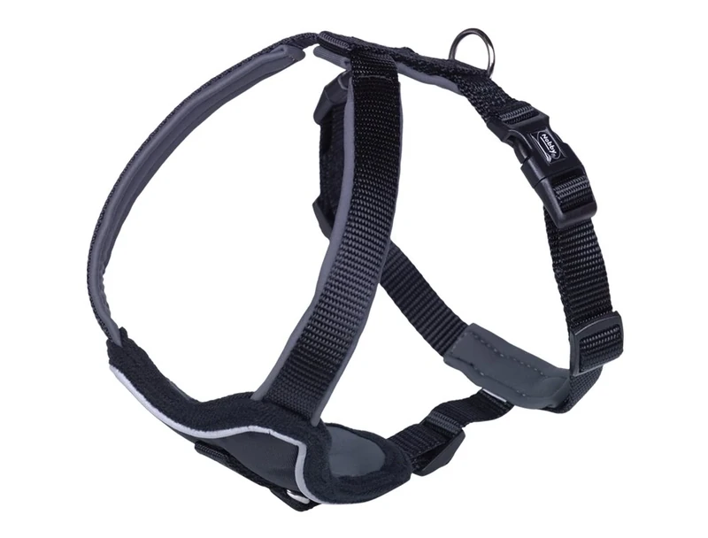 Nobby Classic Preno 80732 05 Comfort Harness, Black/Grey