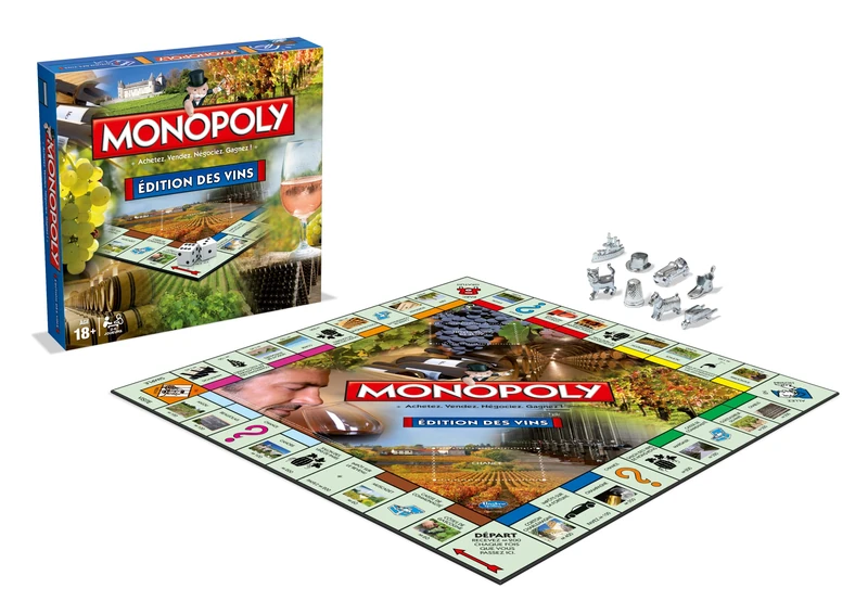 MONOPOLY - Editions des vins - Jeu de societé - Version française