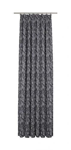 Adam Flower Cuvée Light/Curtain Ruffle Tape 145x145/Indigo