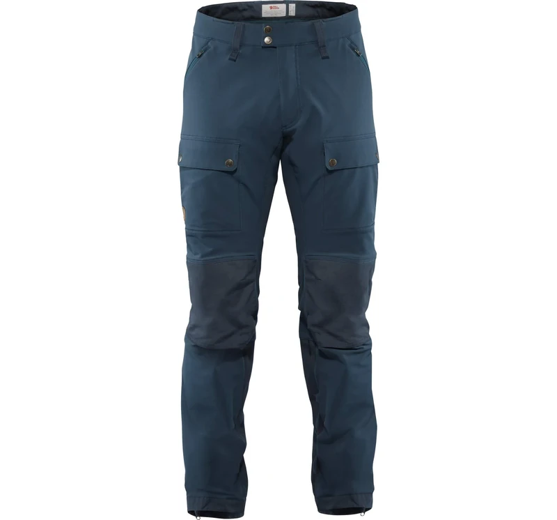 Fjallraven Keb Touring Trousers M Long Sport Trousers - Storm-Night Sky, 48