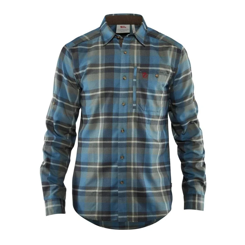 Fjallraven Men's Fjällglim M Long Sleeved T shirt, Black, L UK