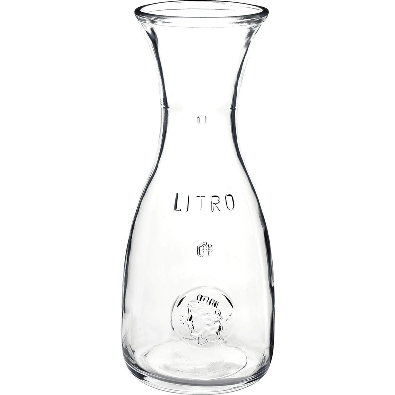 Bormioli Rocco "Misure" Carafe, Capacity: 1.00 Litre, 1 Litre, Pack of 6