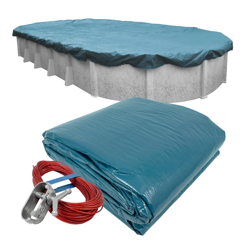 Robelle 581840-4-ROB Pool Cover for Winter, Galaxy, 18 x 40 ft Above Ground Pools