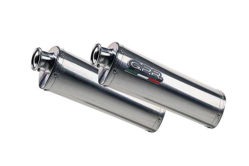 GPR exhaust system compatible for ST4 - ST4 S 1999-2005, Trioval, Dual Homologated legal slip-on exhaust including removable db killers and link pipes