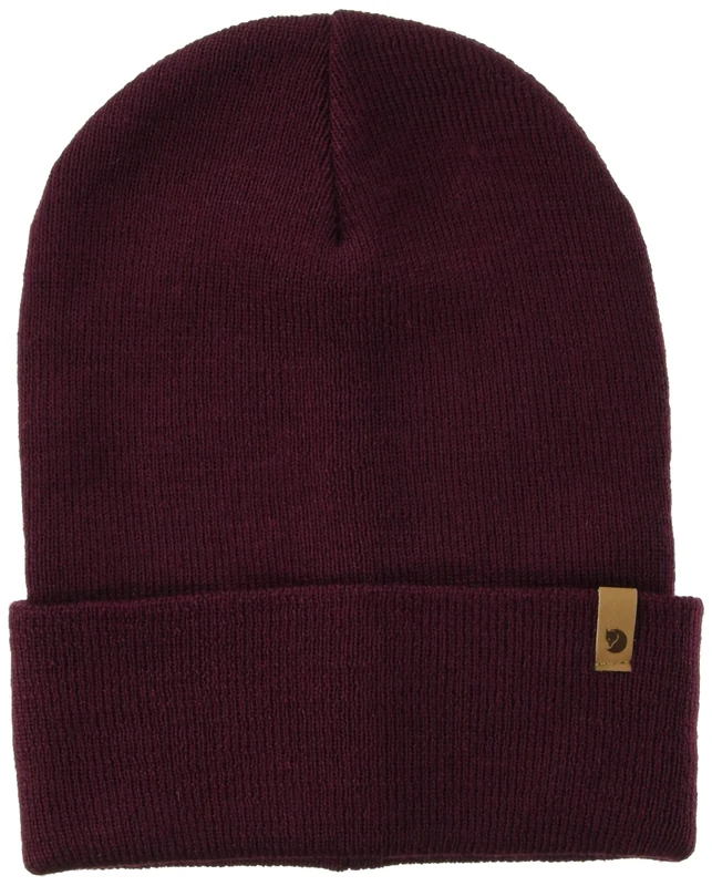 Fjallraven Classic Knit Hat - Red, One Size F77368-Dark Garnet