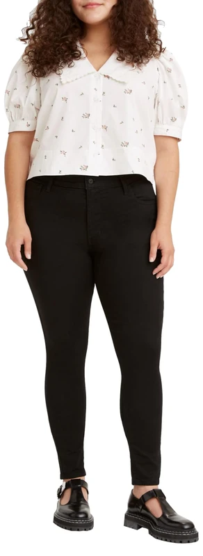 Levi's Women's 720 High Rise Super Skinny Jeans, Black Celestial, 31W / 32L