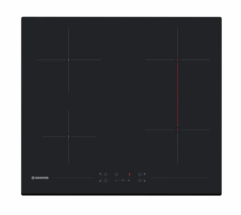 Hoover HH64BV 59cm Ceramic Hob - 4 Zones, Boost, Child Lock, Black