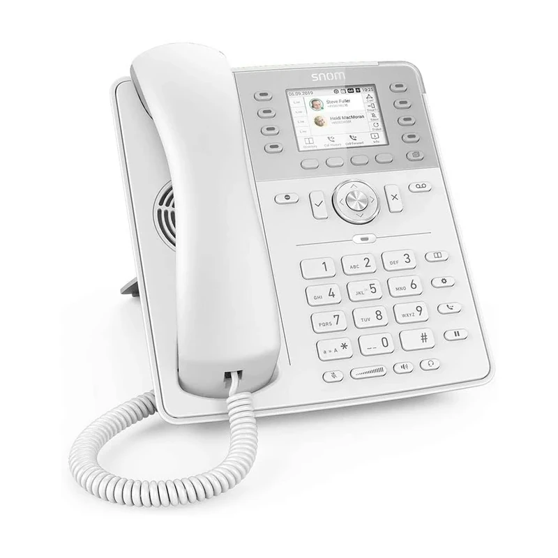 Snom D735 VOIP Tischtelefon (SIP) Gigabit White PROMO (Ohne Headset) VOIP