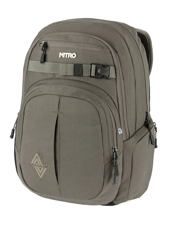 Nitro Chase Rucksack, Schulrucksack mit Organizer, Schoolbag, Daypack mit 17 Zoll Laptopfach, WAXED LIZARD - Image 1