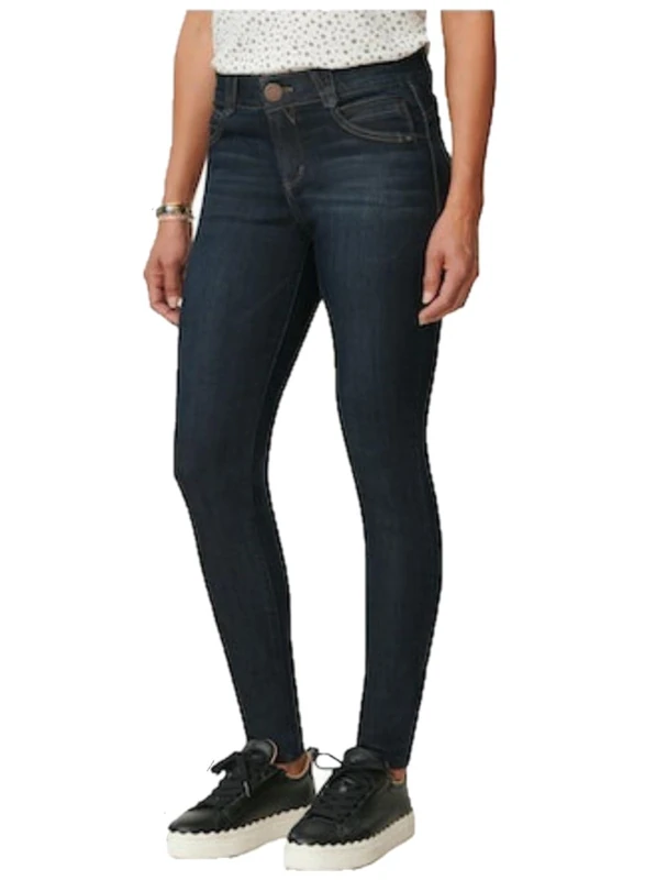 Democracy Women's Ab Solution Jegging, Indigo, XXL