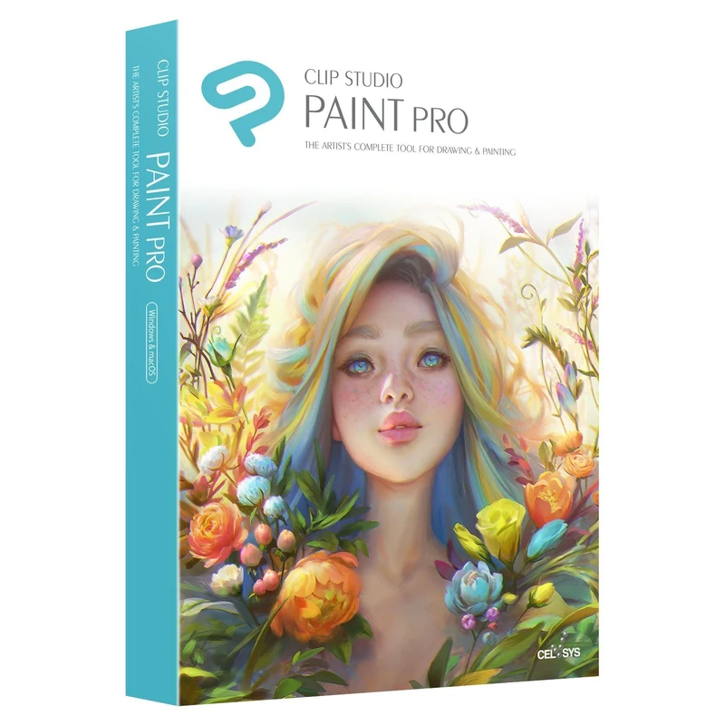 CLIP STUDIO PAINT PRO - Version 1 - Perpetual License - for Microsoft Windows and MacOS - Image 1