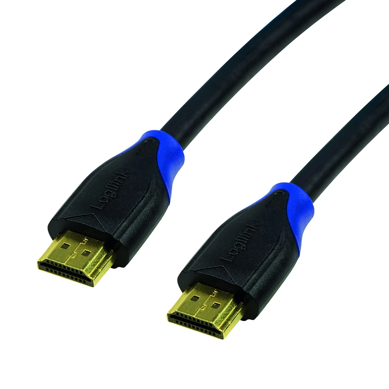 Logilink CH0066 HDMI Connection Cable Standard High Speed with Ethernet for Resolutions up to 4096 x 2160, Ultra HD and 3D Black, 10 m