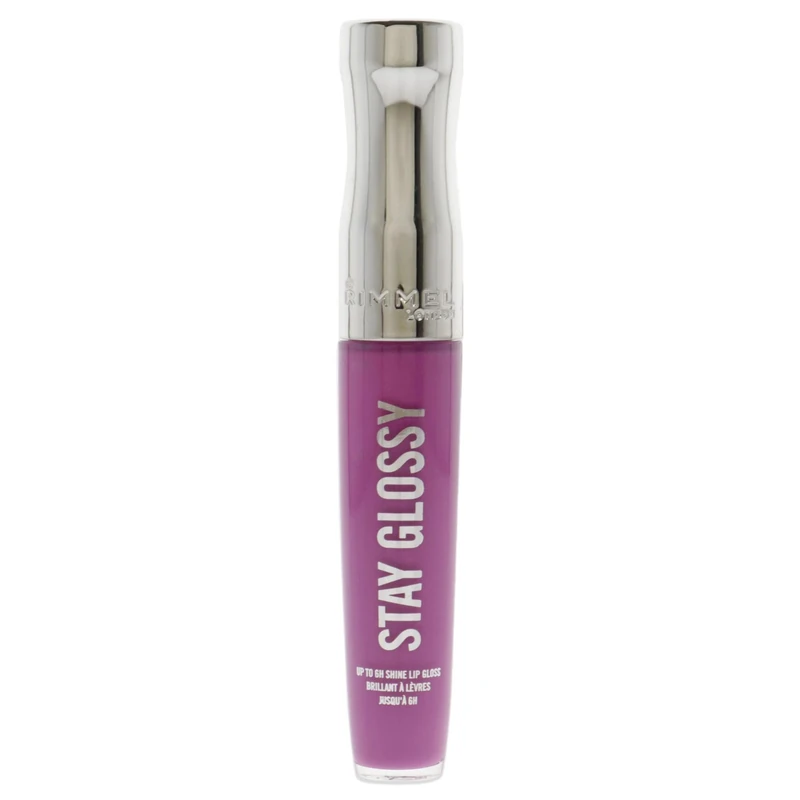 Rimmel London Stay Glossy Lip Gloss - 155 Purple Parlour for Women 0.18 oz Lip Gloss