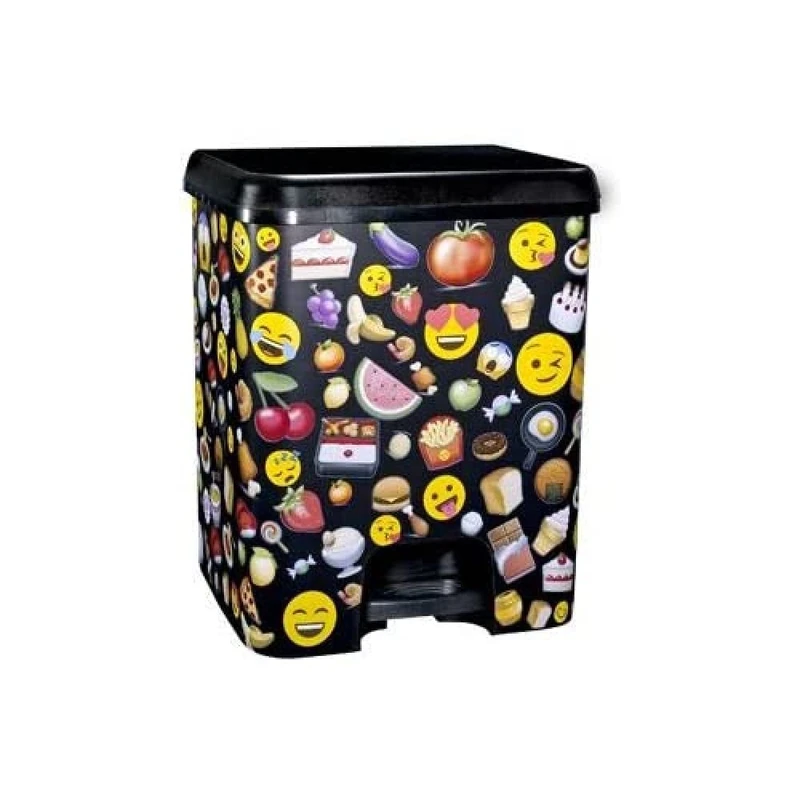 Great Plastic 3120 Eco-Friendly Bin Duo Decorated, Black, One Size
