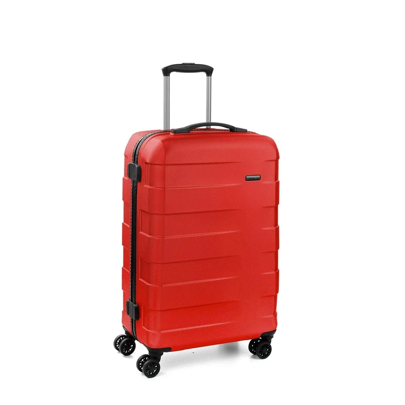 Roncato Medium Trolley 4 Wheels 66 Cm Hard Shell Rv18 - cm. 66x43x24 Capacity 61 L, Lightweight, Internal Organizer, TSA Lock