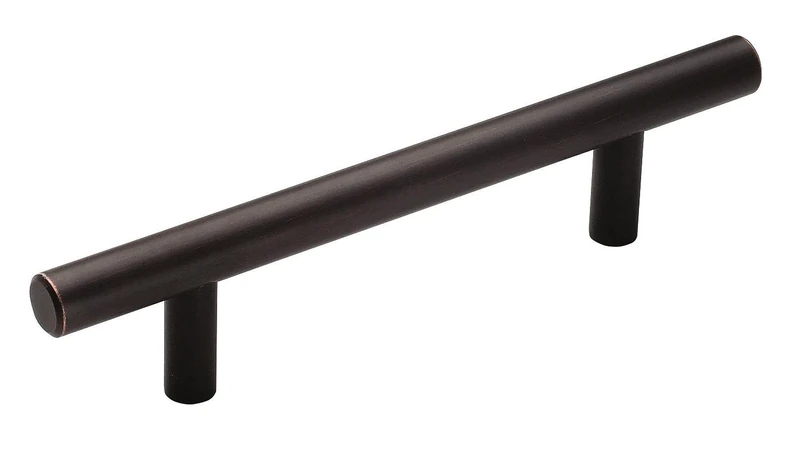 Amerock | Cabinet Pull | Oil Rubbed Bronze | 3-3/4 inch (96 mm) Center to Center | Bar Pulls | 10 Pack | Drawer Pull | Drawer Handle | Cabinet Hardware