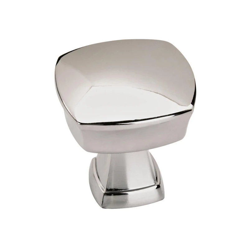 Amerock | Cabinet Knob | Polished Chrome | 1-1/4 inch (32 mm) Length | Stature | 10 Pack | Drawer Knob | Cabinet Hardware