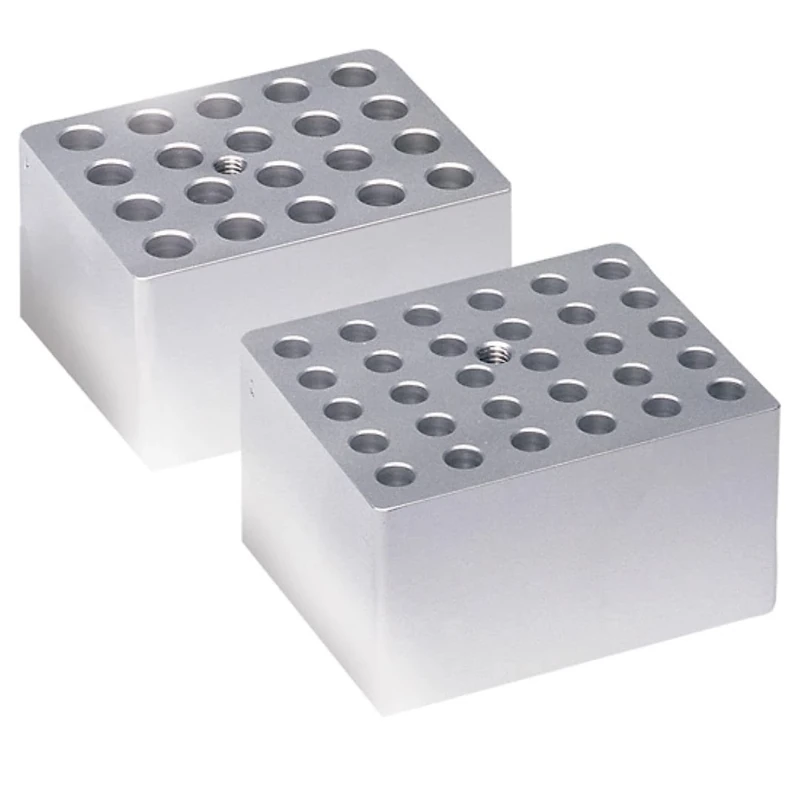 Cole-Parmer Dri-Block® Aluminum Insert, 20 x 10 mm Dia, Conical Bottom