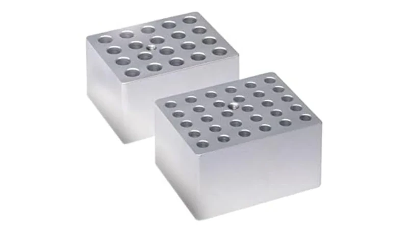 Cole-Parmer Dri-Block® Aluminum Insert, 8 x 19 mm Dia, Conical Bottom