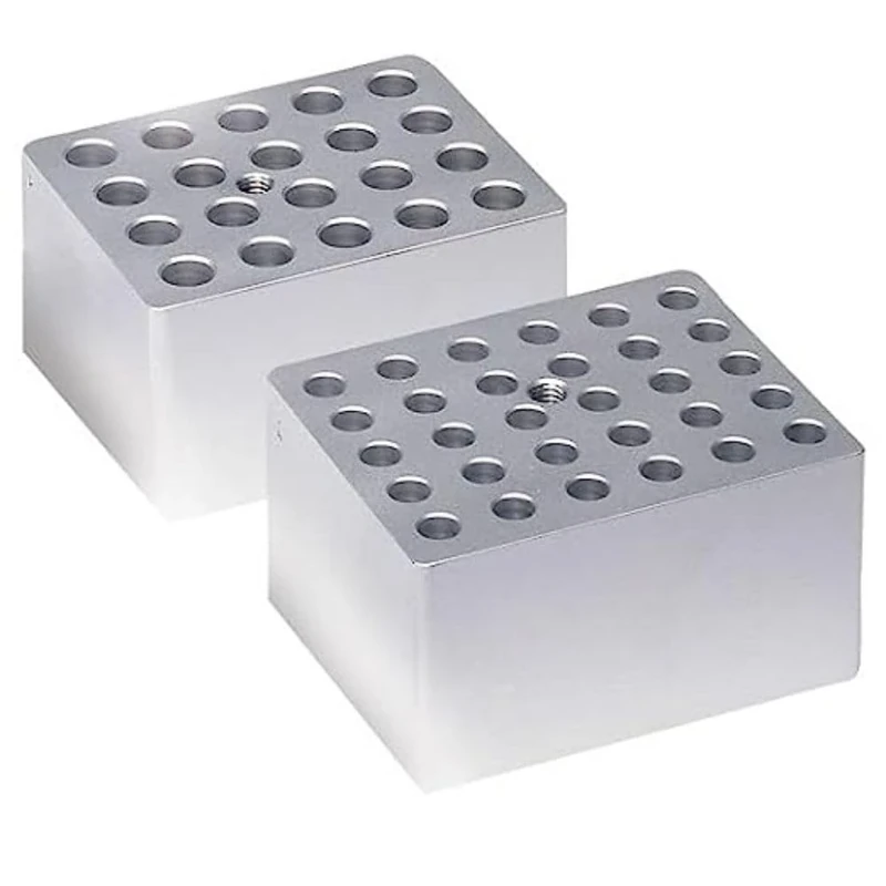 Cole-Parmer Dri-Block® Aluminum Insert, 6 x 25 mm Dia, Conical Bottom
