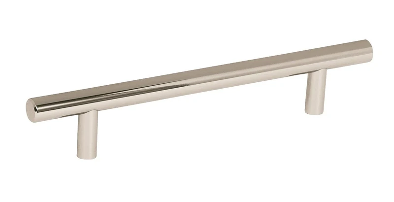 Amerock | Cabinet Pull | Polished Nickel | 5-1/16 inch (128 mm) Center to Center | Bar Pulls | 10 Pack | Drawer Pull | Drawer Handle | Cabinet Hardware