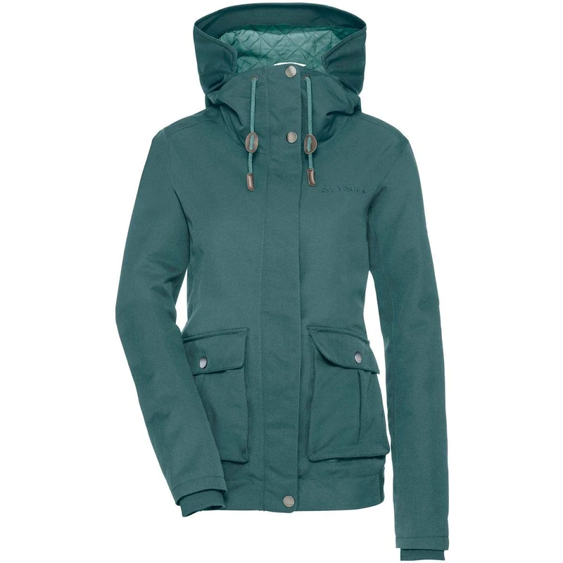 VAUDE Women 406589610420 Manukau Jacket - Eucalyptus, Size 42
