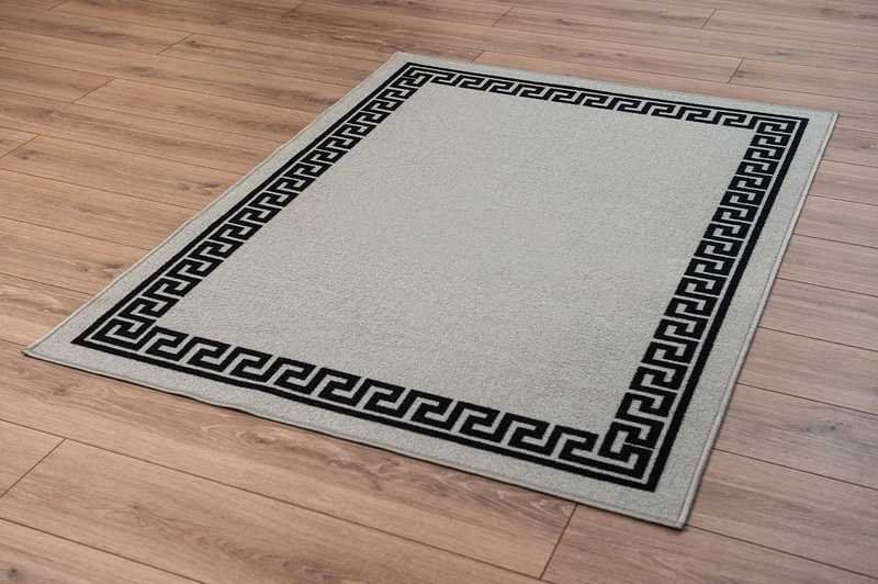 Washable Door Mat Kitchen Mats Non Slip Greek Key Design Hall Runner- Indoor Door Mat - Hallway-Passage Corridor Doormats - Floor Mat