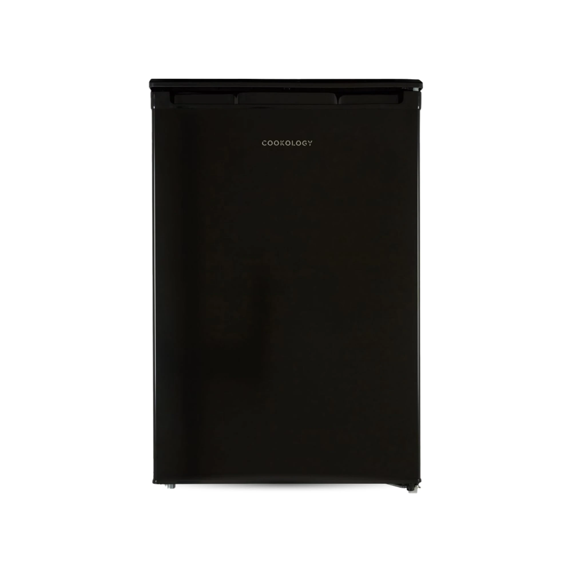 Cookology UCFR130 Undercounter Freestanding Fridge 130 Litre Capacity, Features an Adjustable Temperature Control and Legs and Reversible Door - In Black