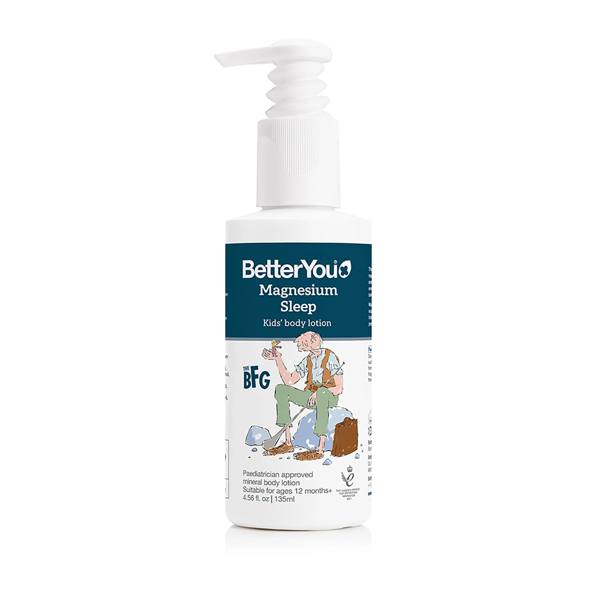 BetterYou Magnesium Sleep Kids' Body Lotion, Pure Magnesium Chloride with Lavender and Chamomile Essential Oils, Paediatrician Approved, Dermatologically Tested and Suitable for Sensitive Skin