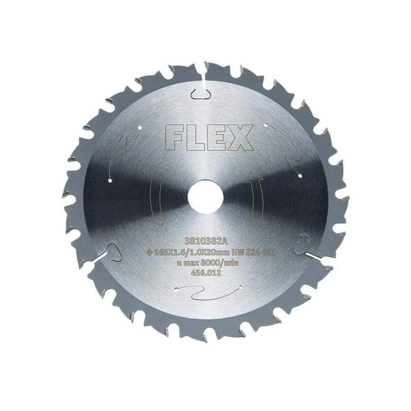 Circular Saw Blade with Alternating Teeth 165 x 20mm x 24T
