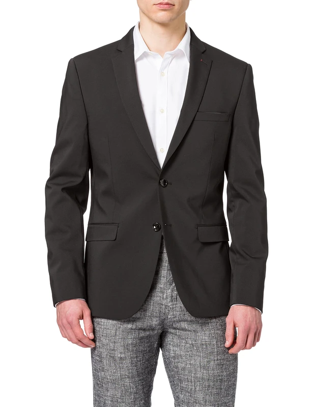 Celio Men's mudiam Blazer, Black (Noir Noir), 40R