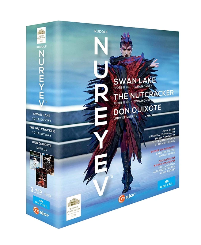 Rudolf Nureyev: Swan Lake, The Nutcracker, Don Quixote [Blu-ray] [Region Free]