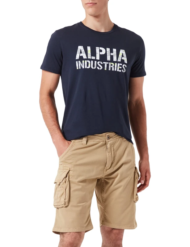 Alpha Industries Crew Short Mens Cargo, Sand, 29