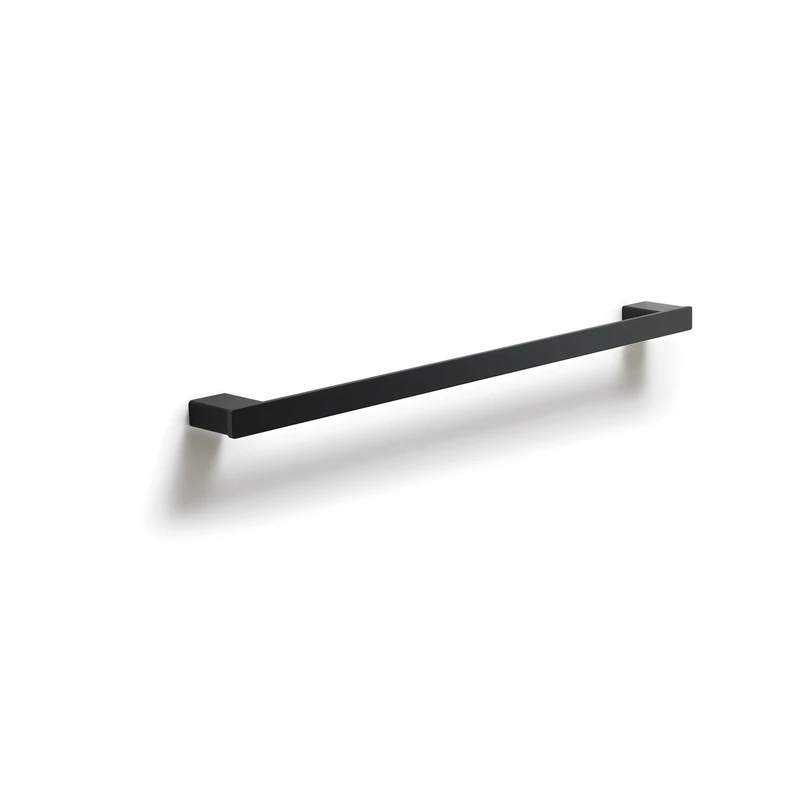Gedy Lounge Towel Rail, cromall, Black, Long - Image 1
