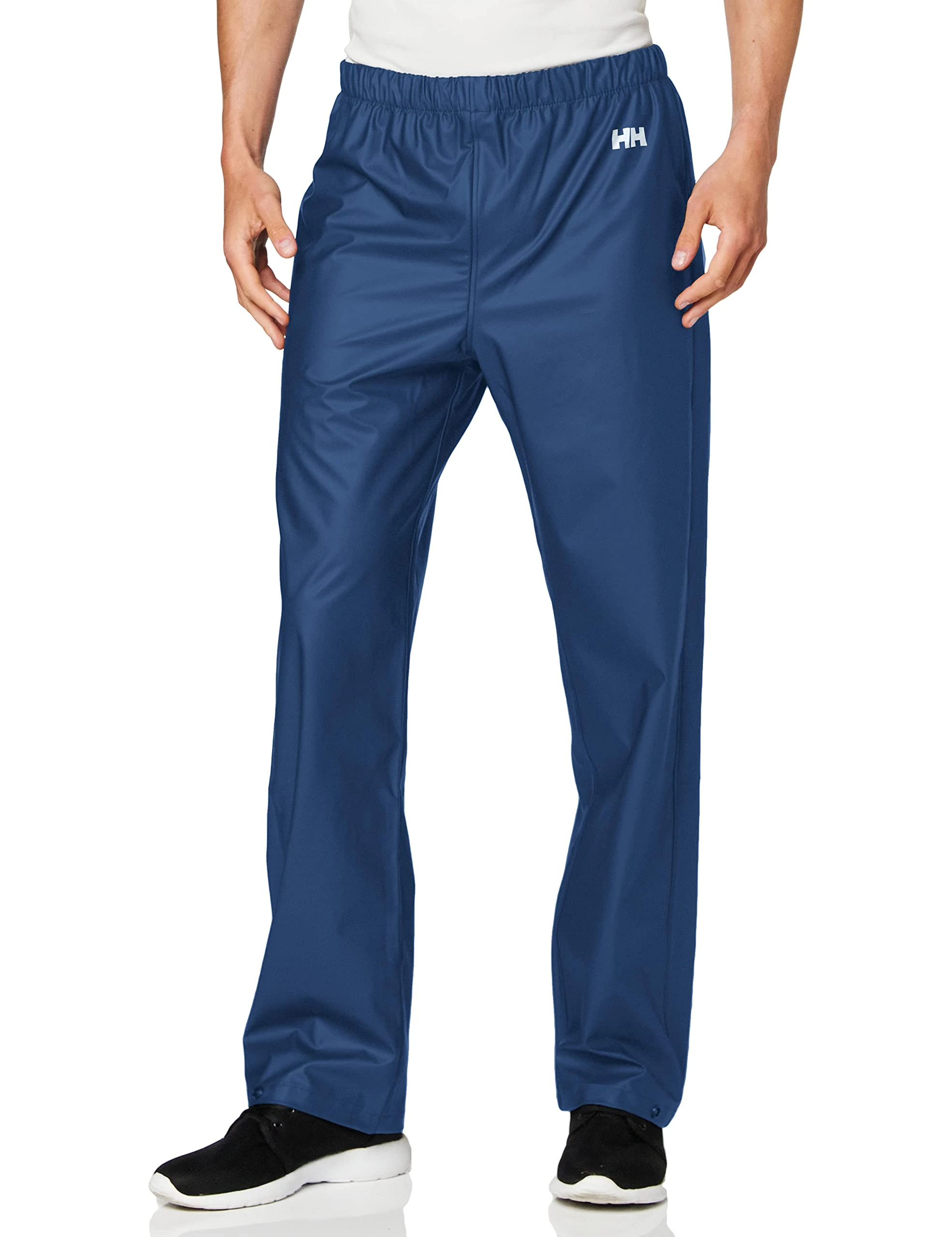 Helly Hansen Men's Moss Waterproof Windproof Rain Pant Bottoms, 541 Catalina Blue, Small