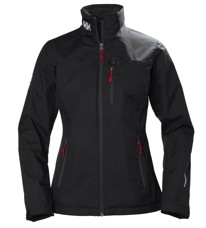 Helly Hansen Women's W Crew Jacket, Black, L