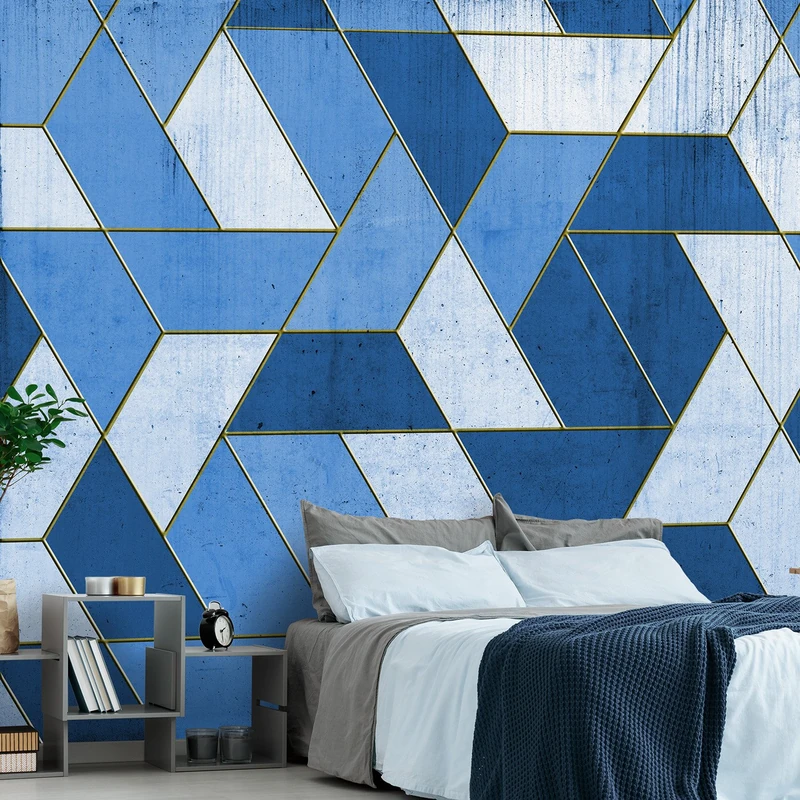 9 ROLLS Wallpaper Geometry in Heaven Modern Full Wall 514x300 cm 15.39 Sqm Glue Included - Image 1