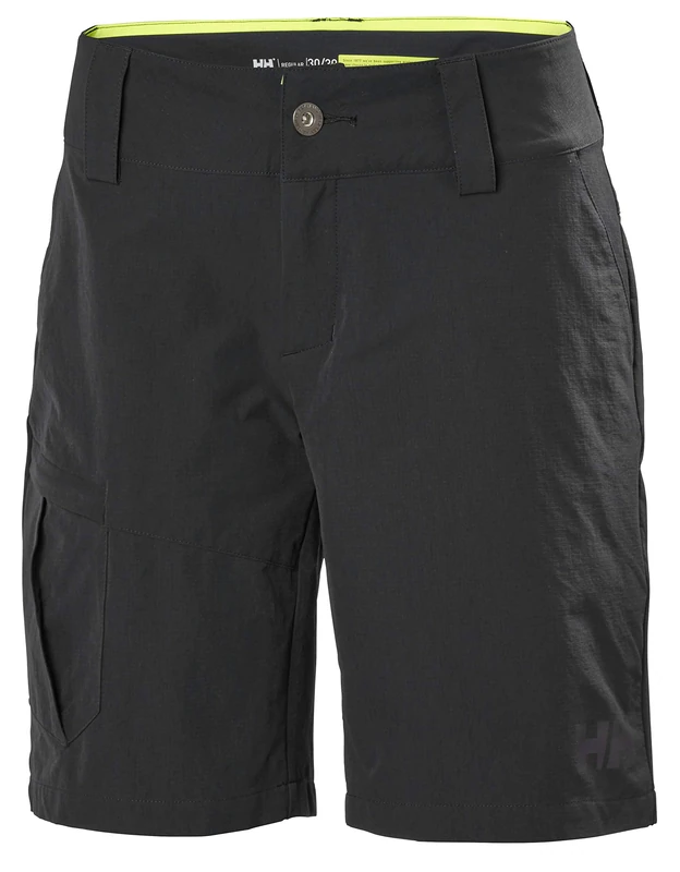 Helly Hansen Women's W QD Cargo Shorts, Ebony, 30